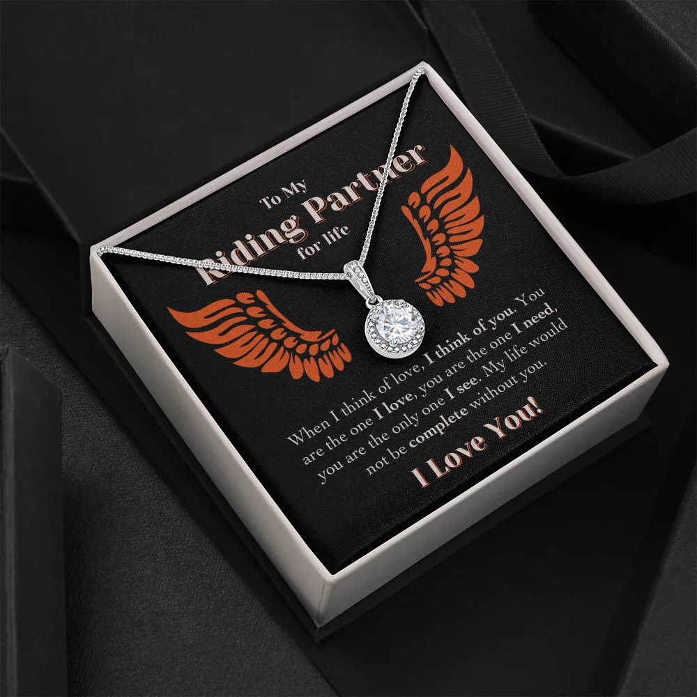 Riding Partner Eternal Love Valentine's Necklace