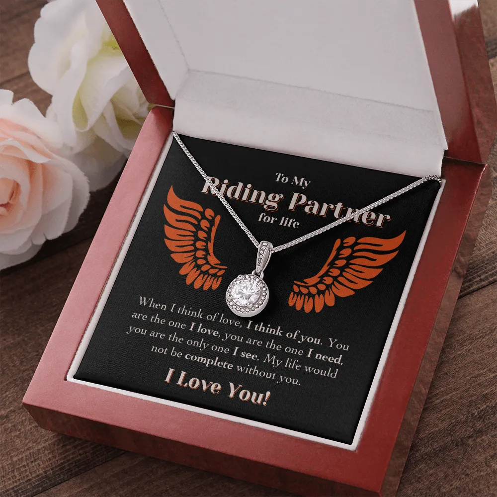 Riding Partner Eternal Love Valentine's Necklace