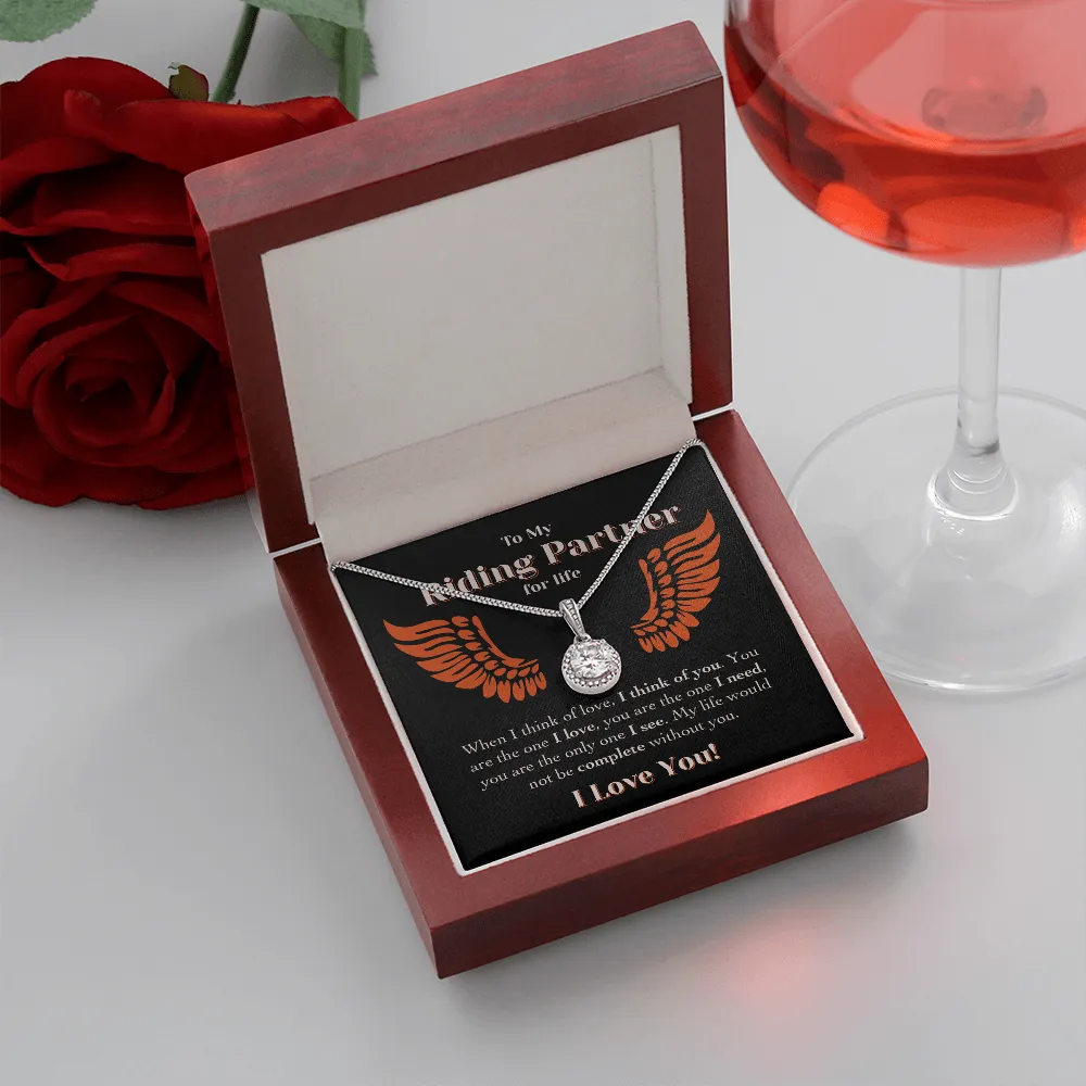 Riding Partner Eternal Love Valentine's Necklace