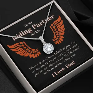 Riding Partner Eternal Love Valentine's Necklace