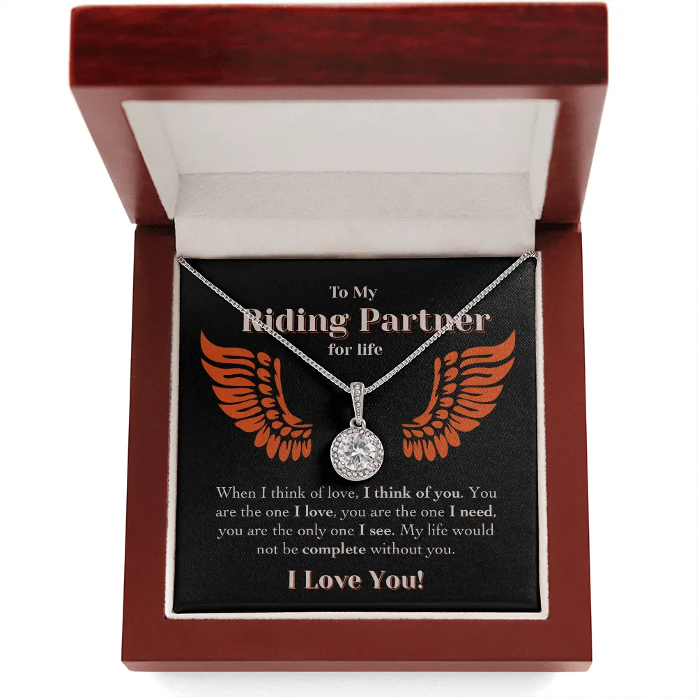 Riding Partner Eternal Love Valentine's Necklace