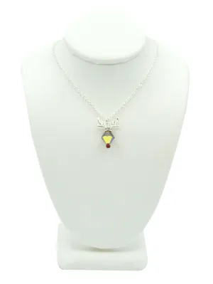 Rudolph Reindeer Crystal Necklace