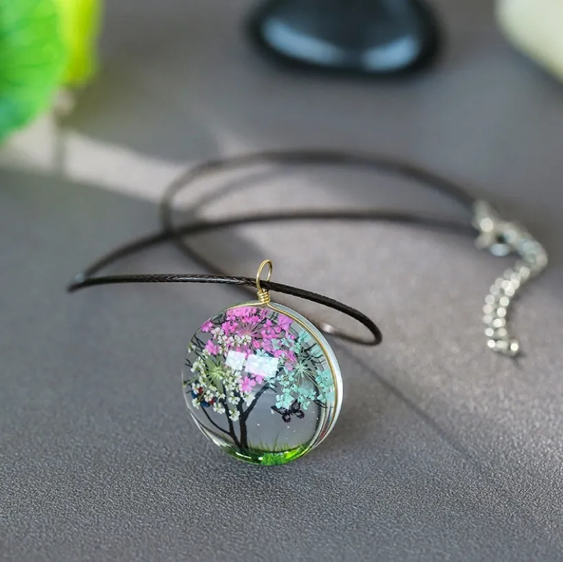 Sakura Tree of Life Necklace