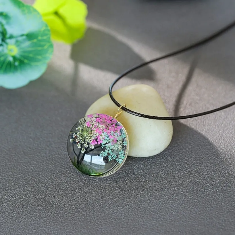 Sakura Tree of Life Necklace