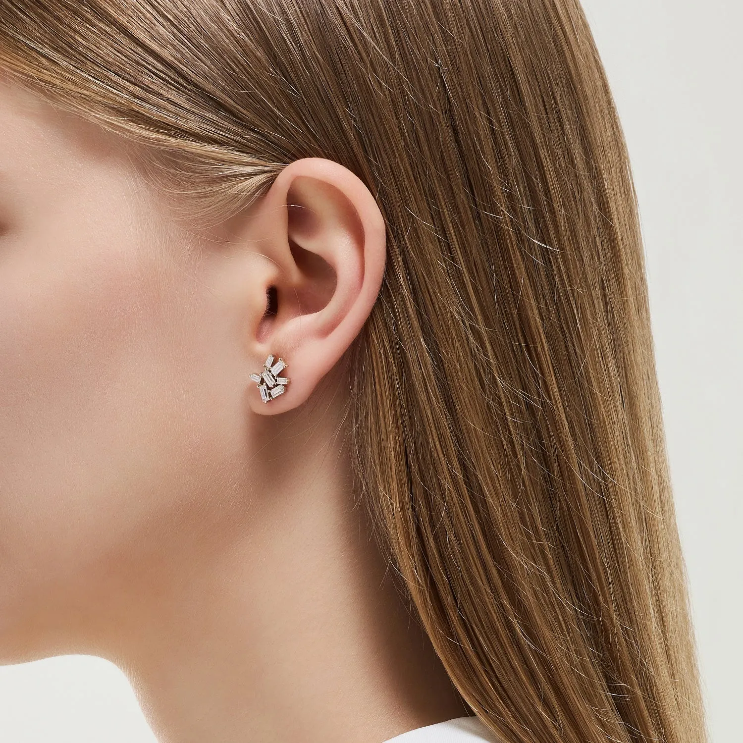 Sensuelle One-sided Gold Earring JDSEN4F54SC