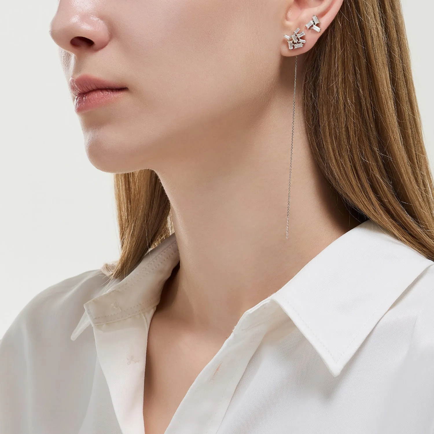 Sensuelle One-sided Gold Earring JDSEN4F55SC
