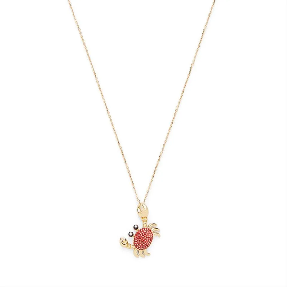 Shore Thing Pave Crab Necklace