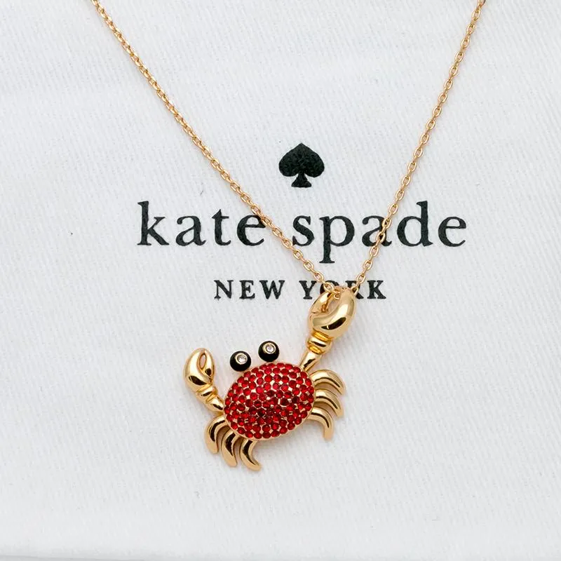Shore Thing Pave Crab Necklace