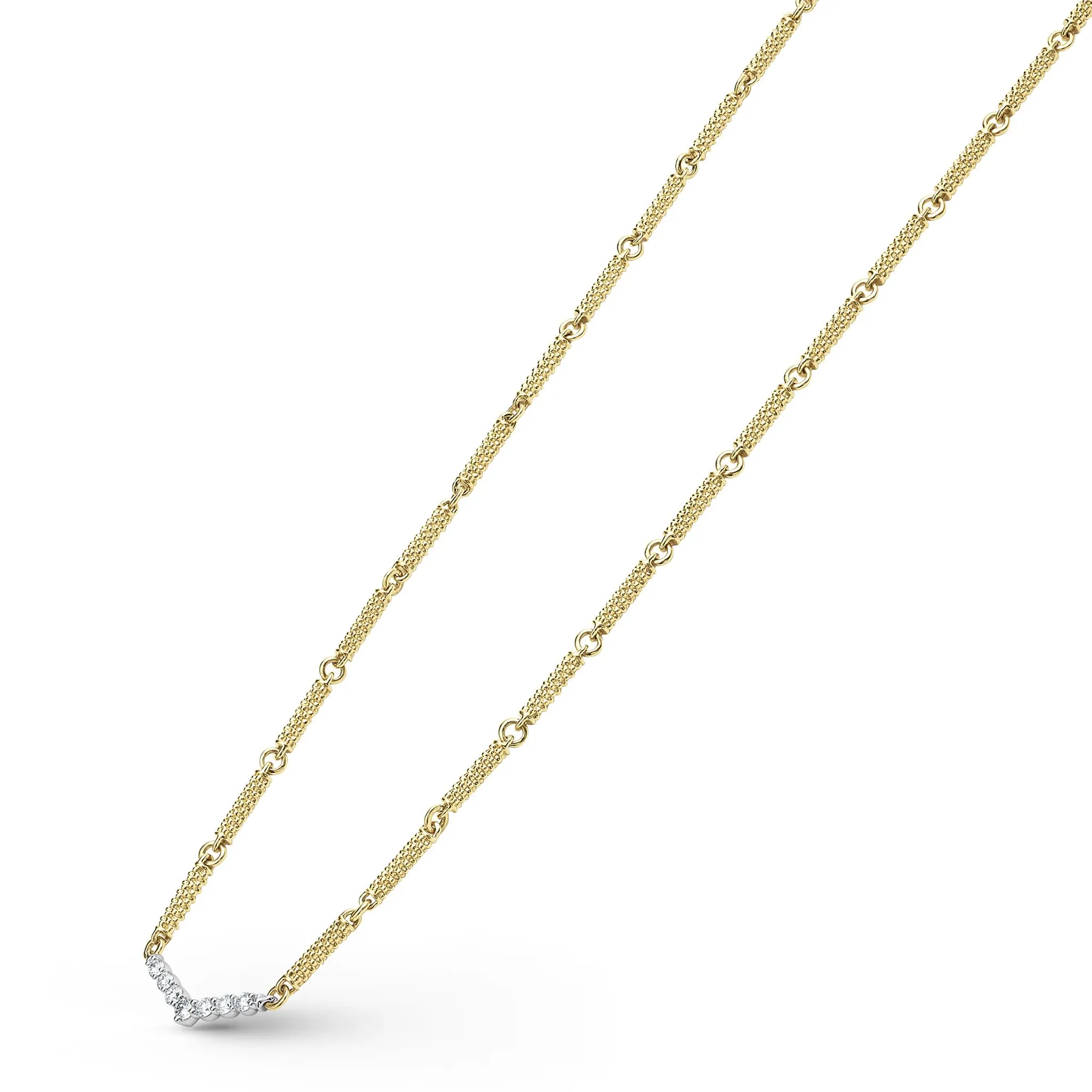 Signature Caviar Superfine Diamond Station Necklace