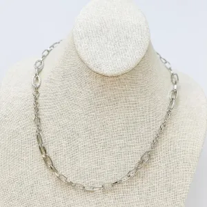 Silver Link Chain Necklace