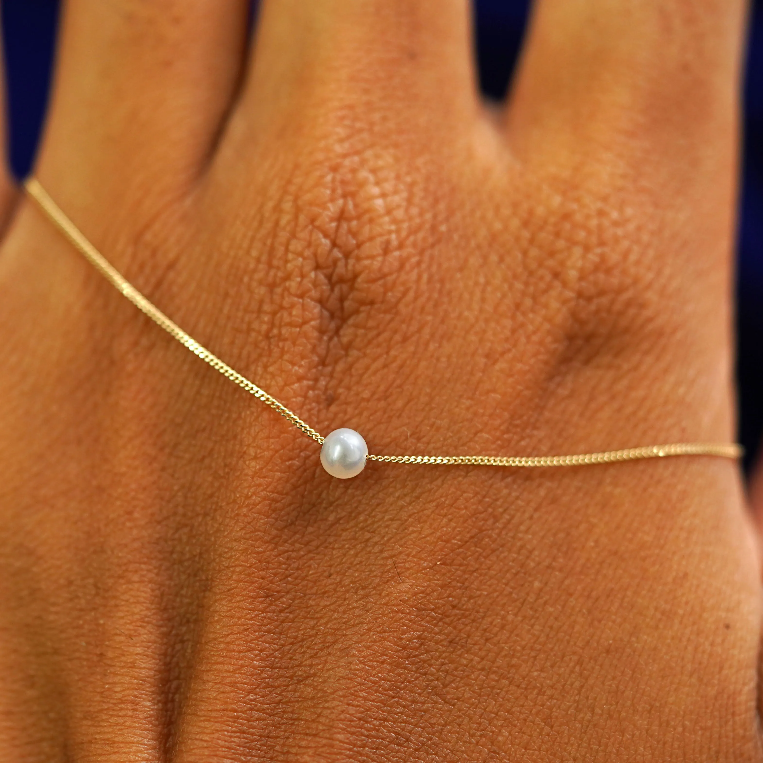 Small Pearl Slide Necklace