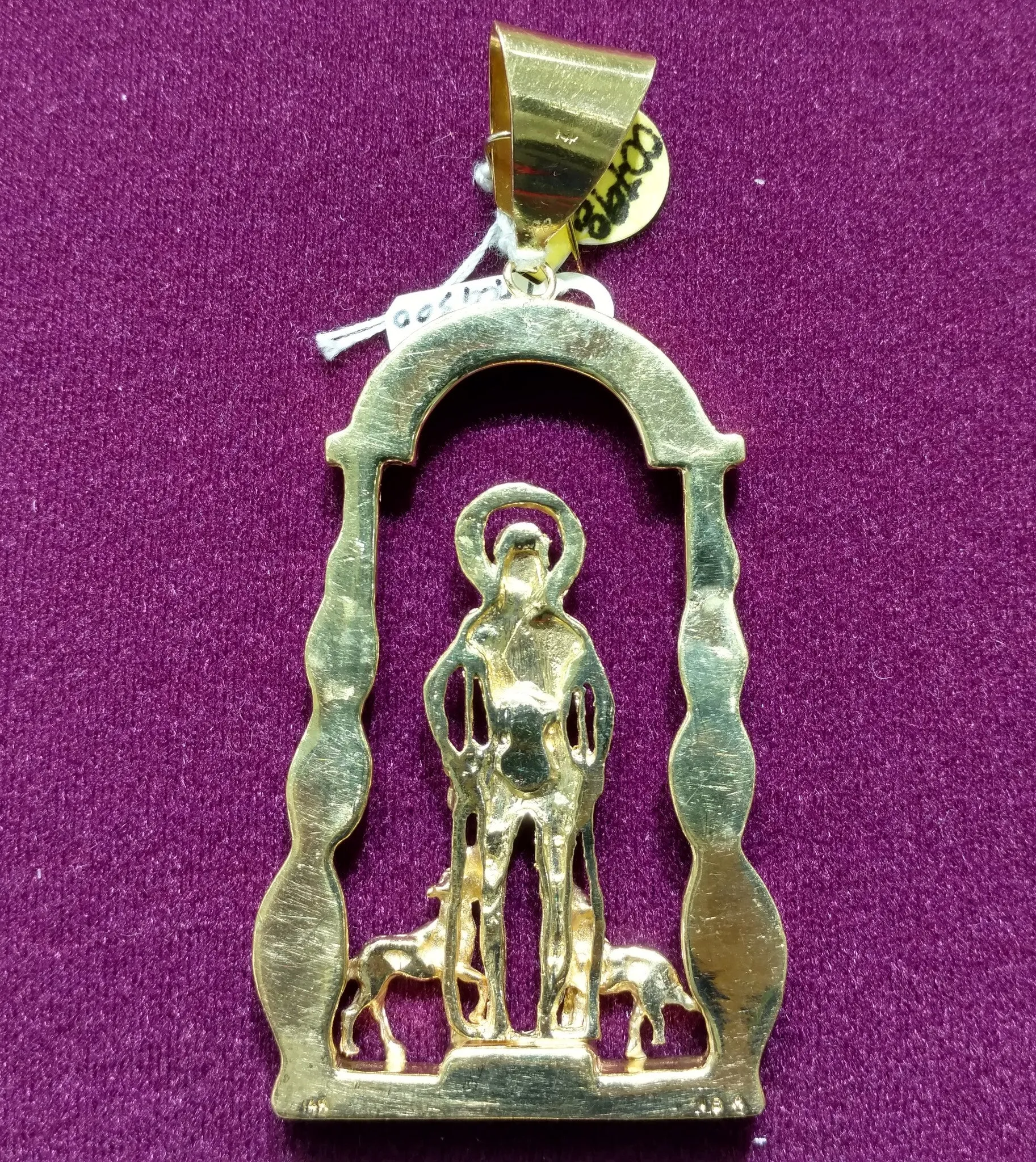 Solid Lazarus Arch Pendant (14K)