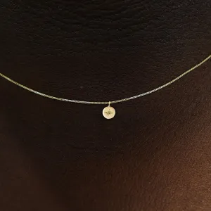 Star Disk Necklace