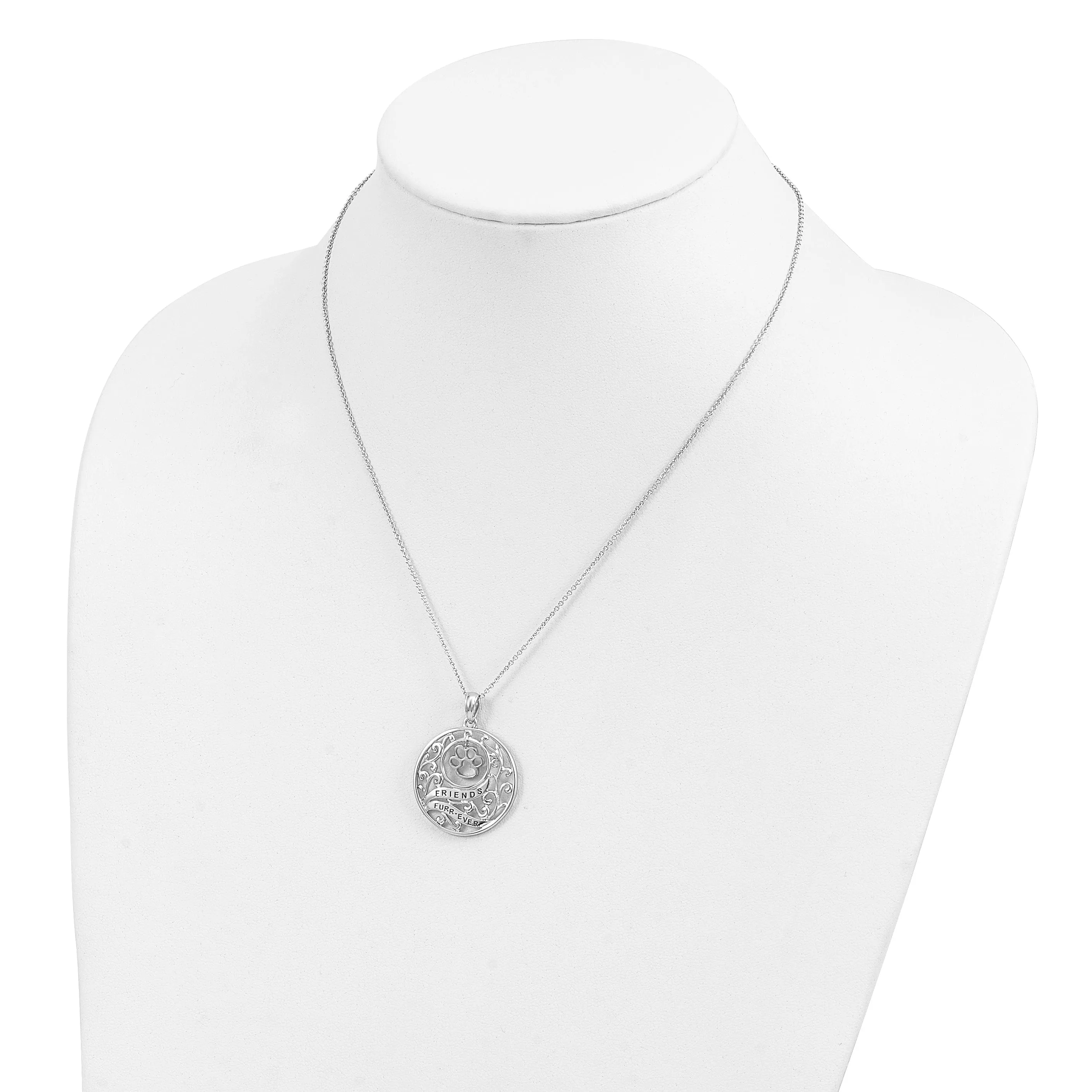 Sterling Silver Animal Friends-Dog Necklace