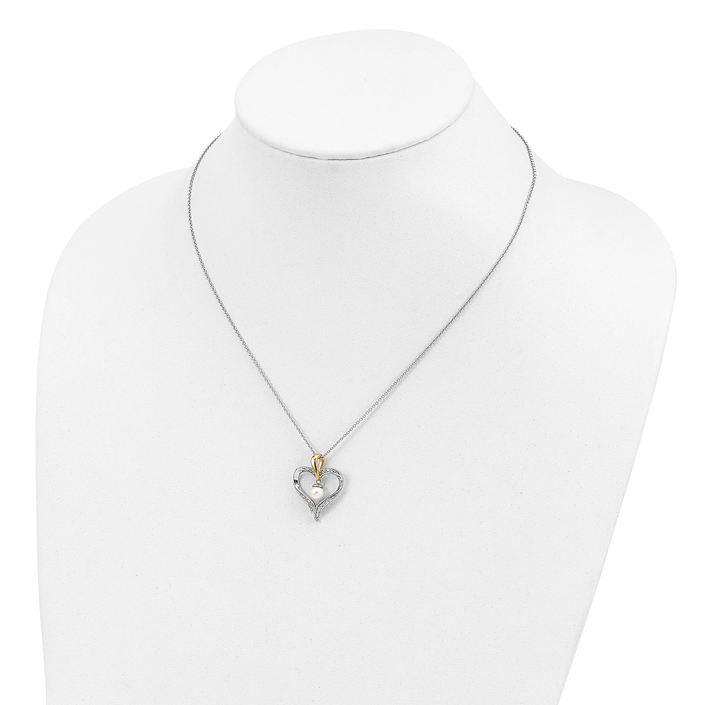 Sterling Silver Heart Soul Necklace