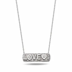 Sterling Silver Sagrada Passion "Love" Necklace