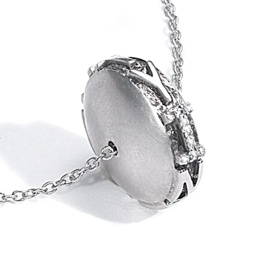 Sterling Silver Sagrada "Infinity" Diamond Necklace