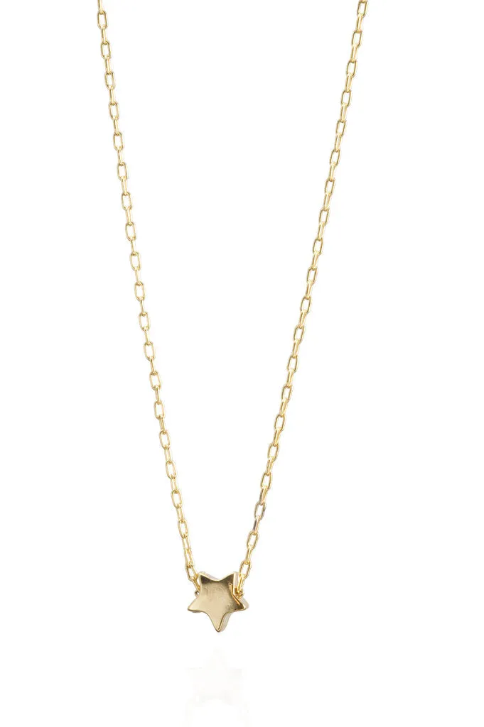 Sterling Silver Star Charm Necklace
