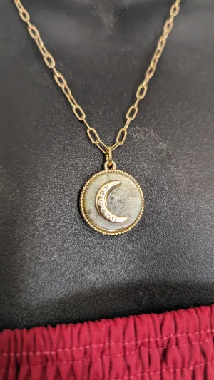 Stone Moon Necklace