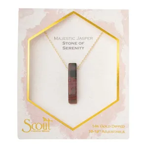 Stone Point Necklace:  Majestic Jasper