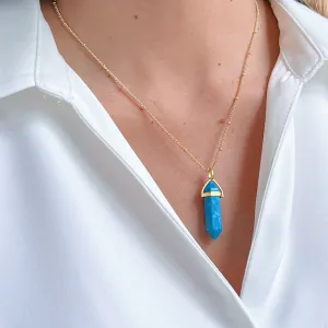Strength & Serenity with Turquoise Necklace