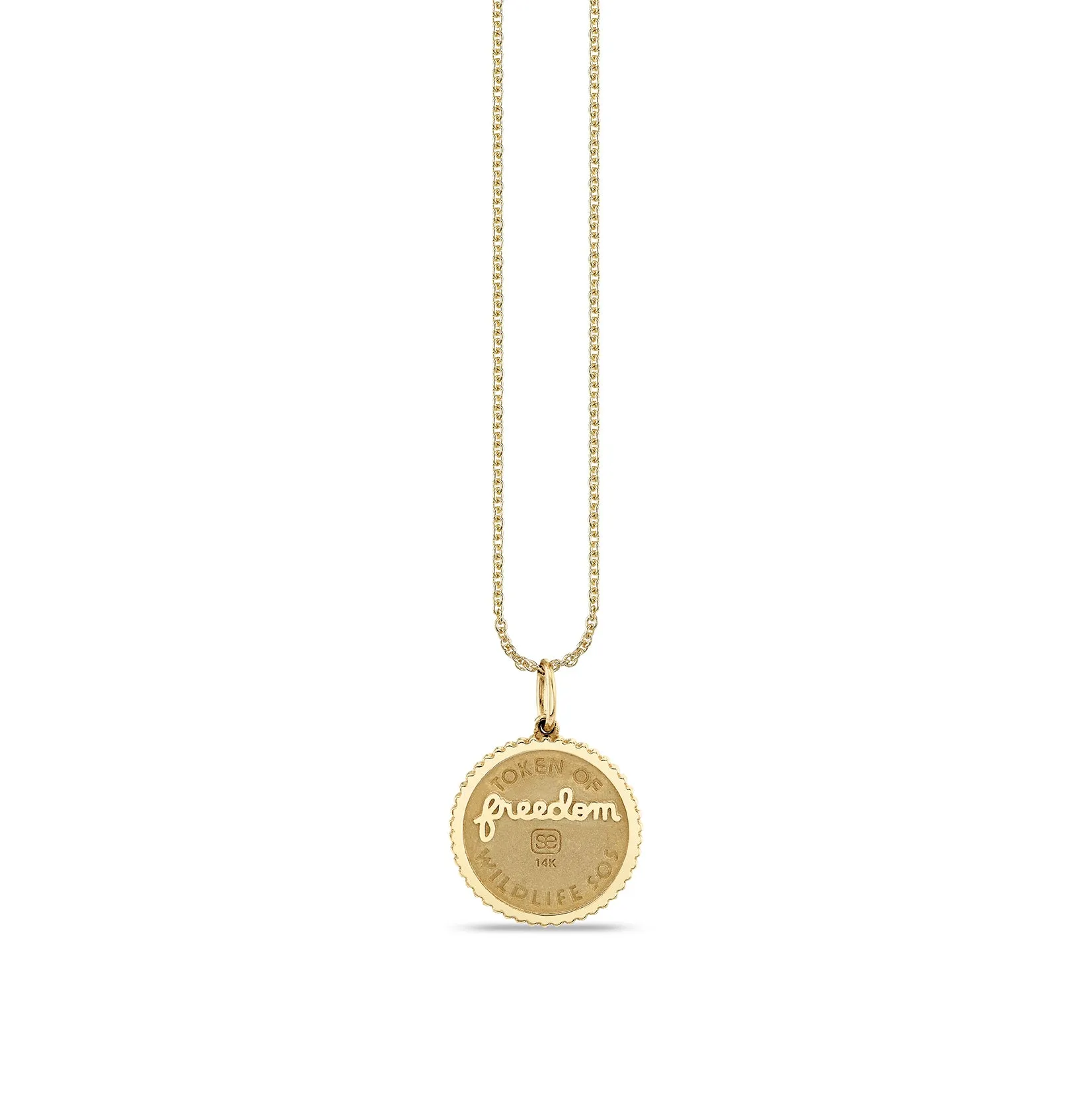 Sydney Evan x Wildlife SOS Gold Elephant Coin
