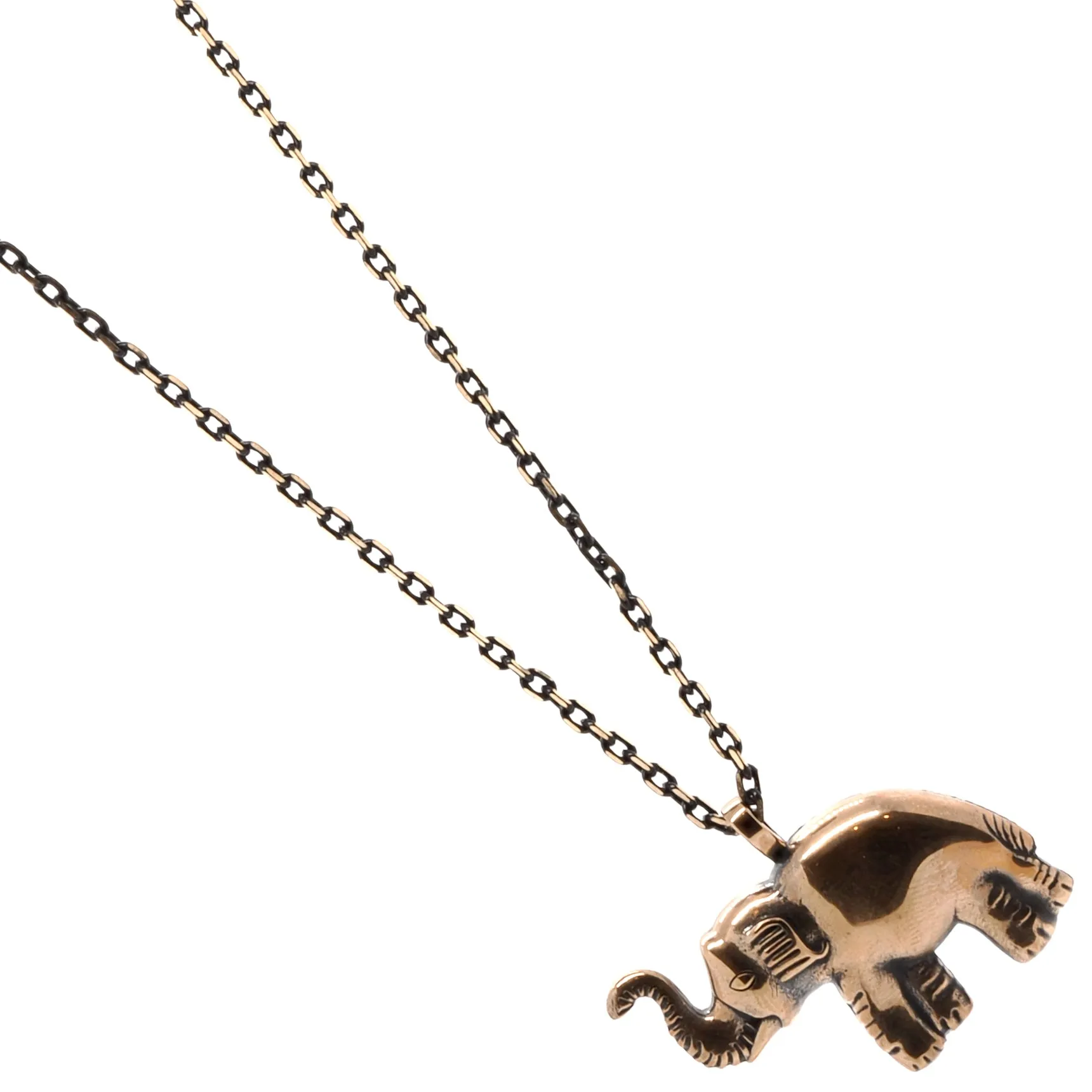 Symbol Of Luck Elephant Long Chain Necklace