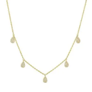 Teardrop Drop Necklace