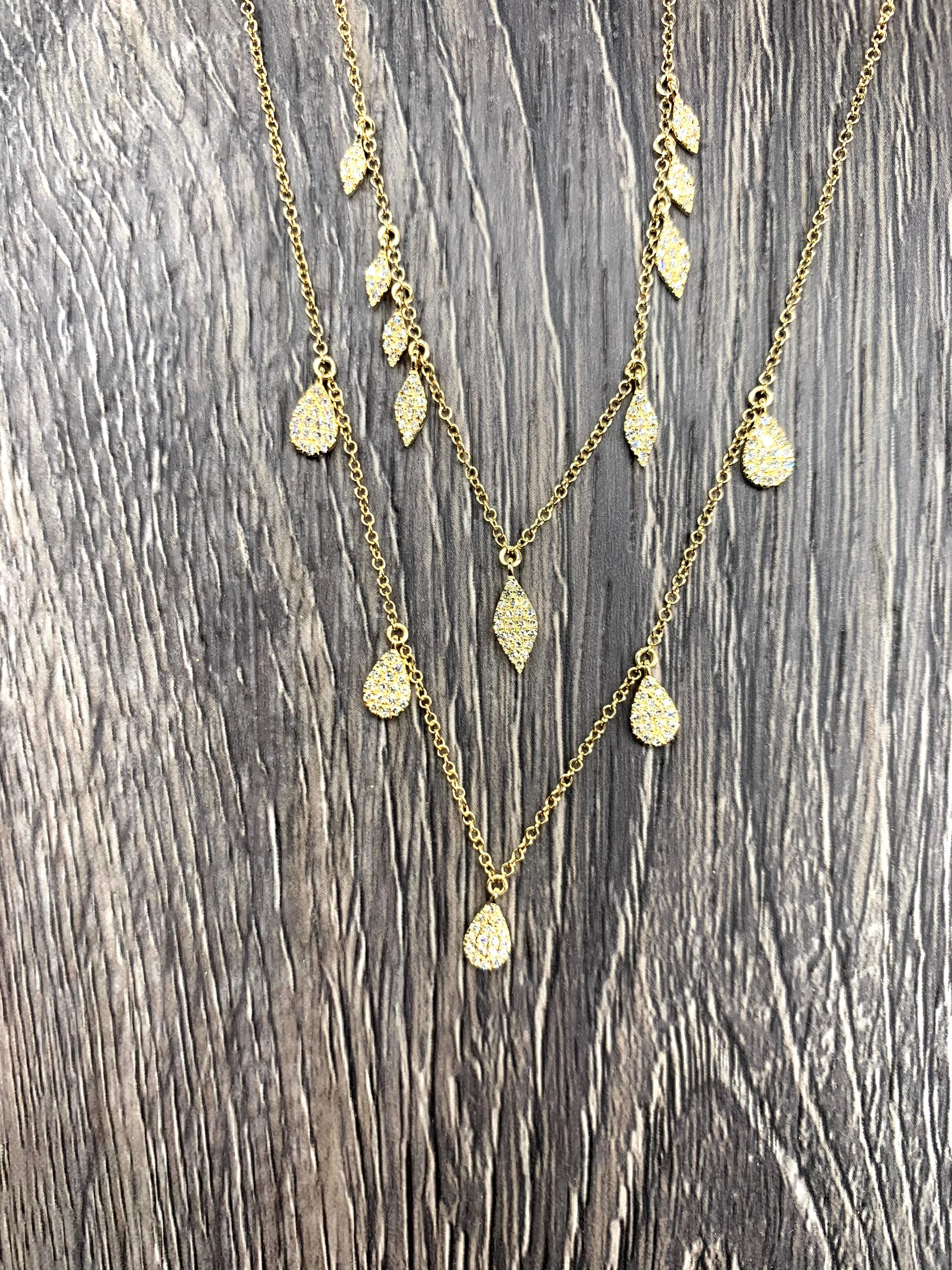 Teardrop Drop Necklace