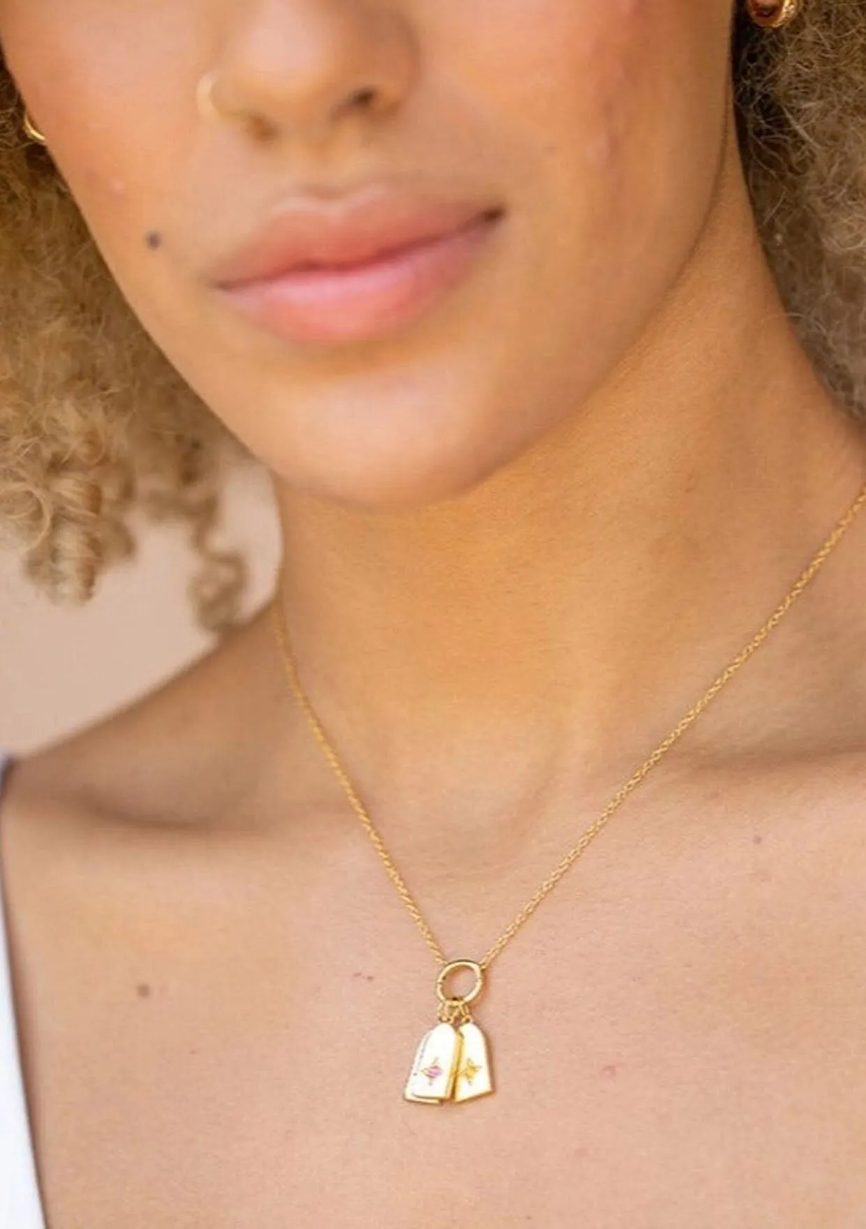 The Land of Salt Birthstone Charm Necklace