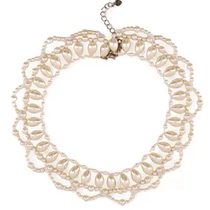 The Queen Victoriana Pearl Designer Necklace