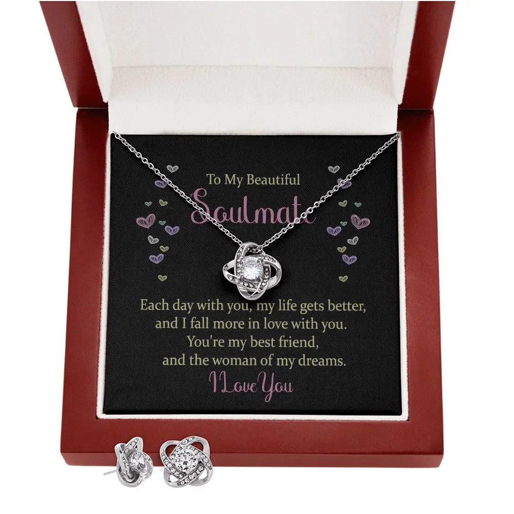To my beautiful soulmate - each day with you