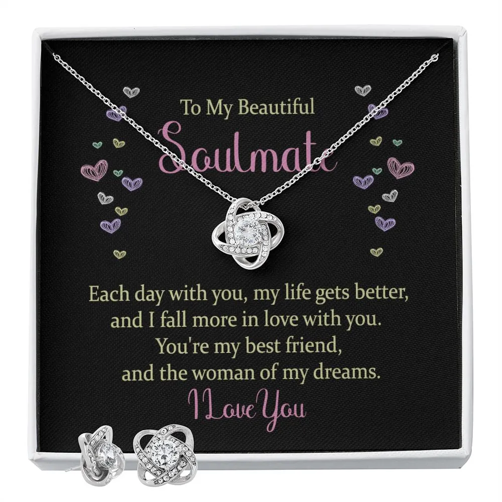 To my beautiful soulmate - each day with you