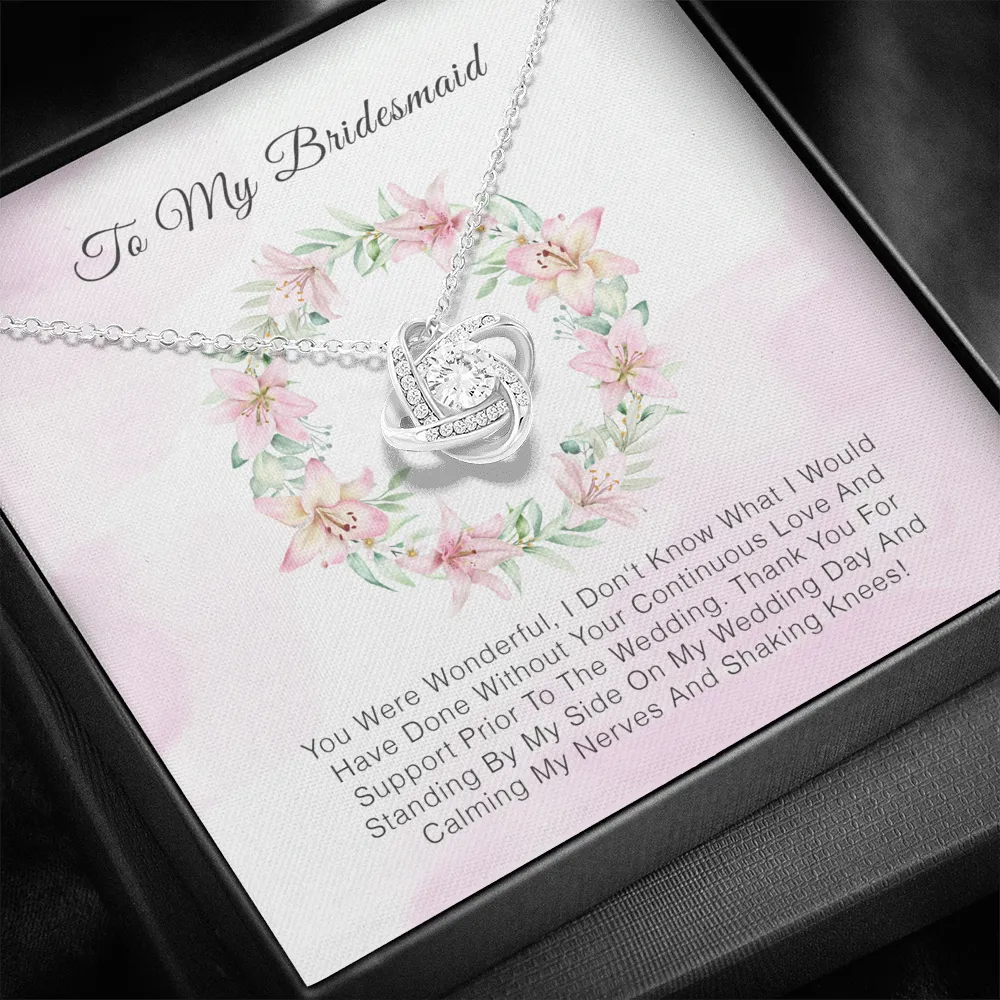 To My Bridesmaid - Thank You