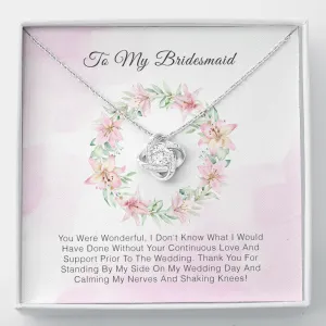 To My Bridesmaid - Thank You