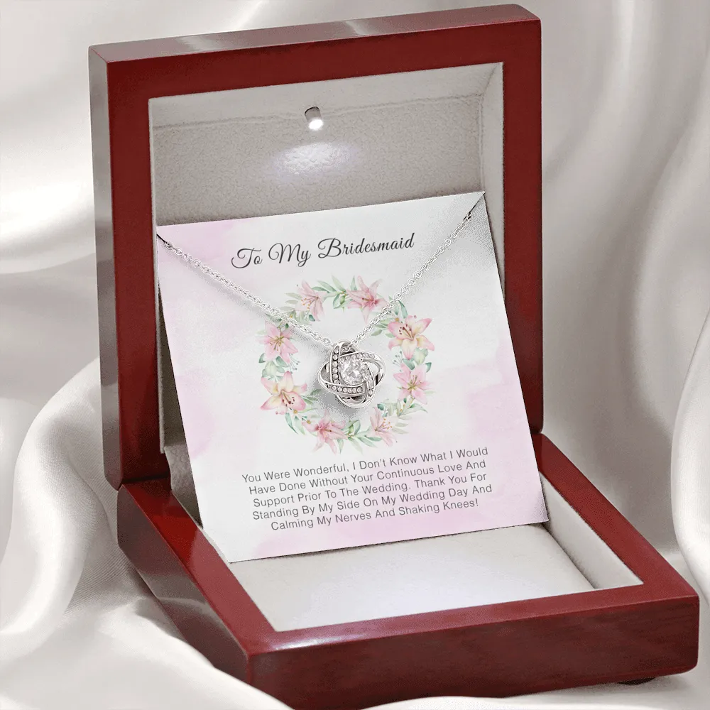 To My Bridesmaid - Thank You