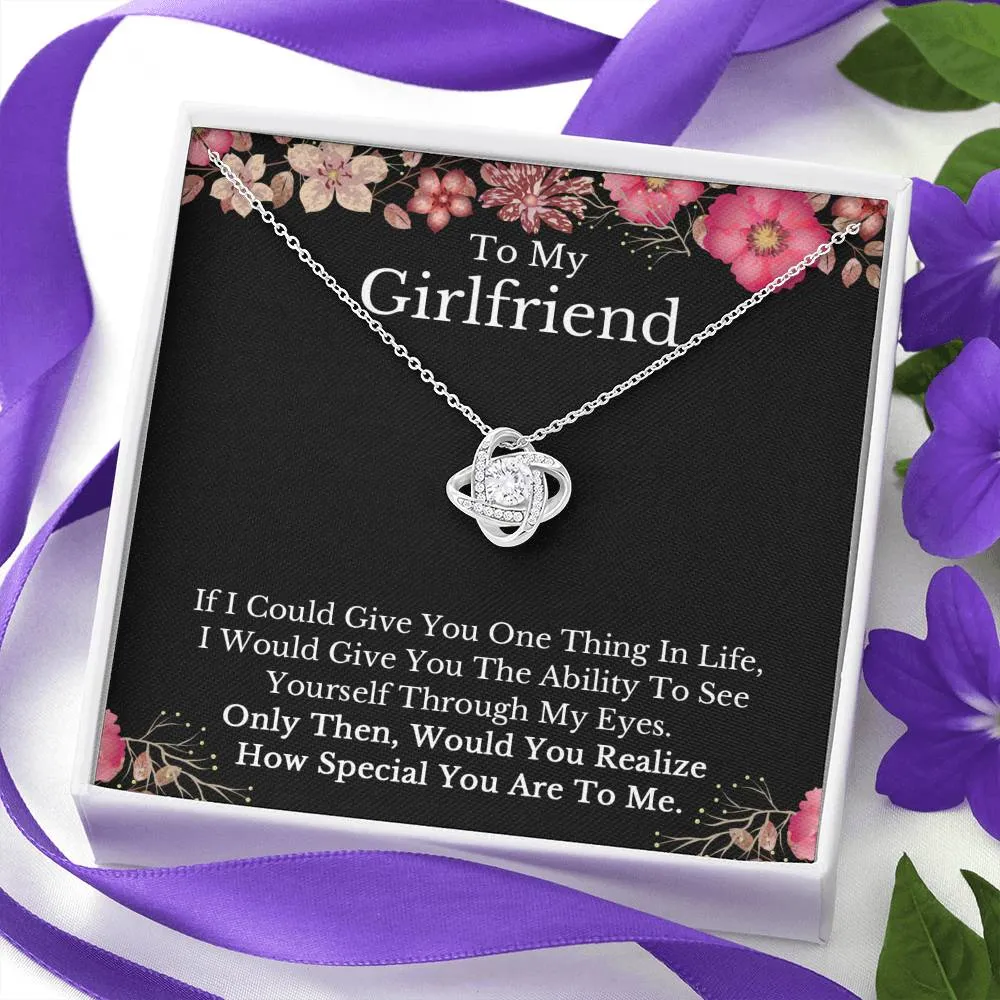 To My Girlfriend Necklace, Necklace For Girlfriend, Birthday Gift For Girlfriend, Anniversary, Valentines Day Gift For Girlfriend