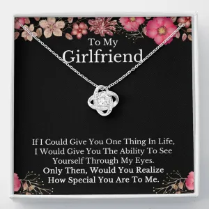 To My Girlfriend Necklace, Necklace For Girlfriend, Birthday Gift For Girlfriend, Anniversary, Valentines Day Gift For Girlfriend