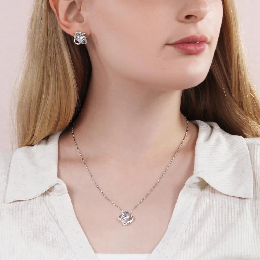 To my soulmate necklace and earrings set