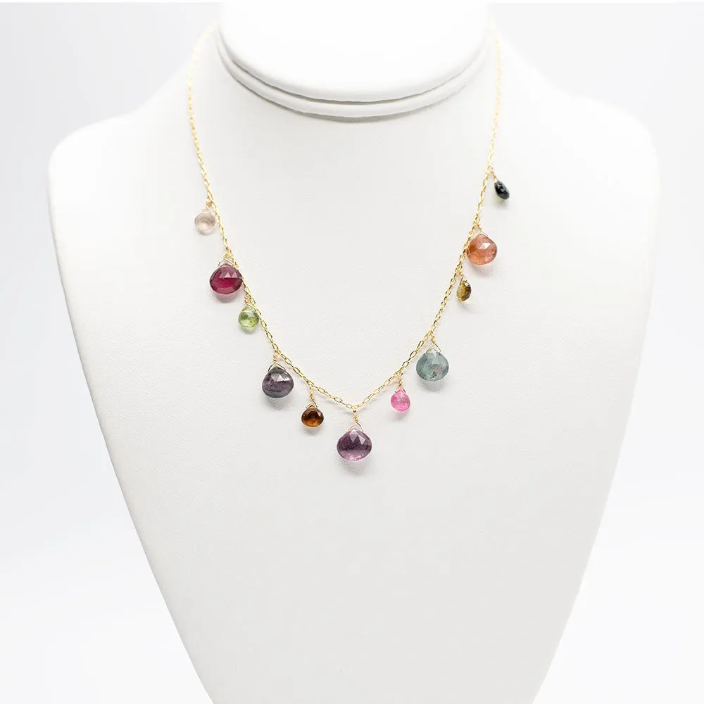 Tourmaline Charm Necklace