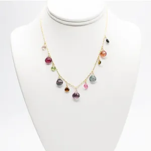 Tourmaline Charm Necklace