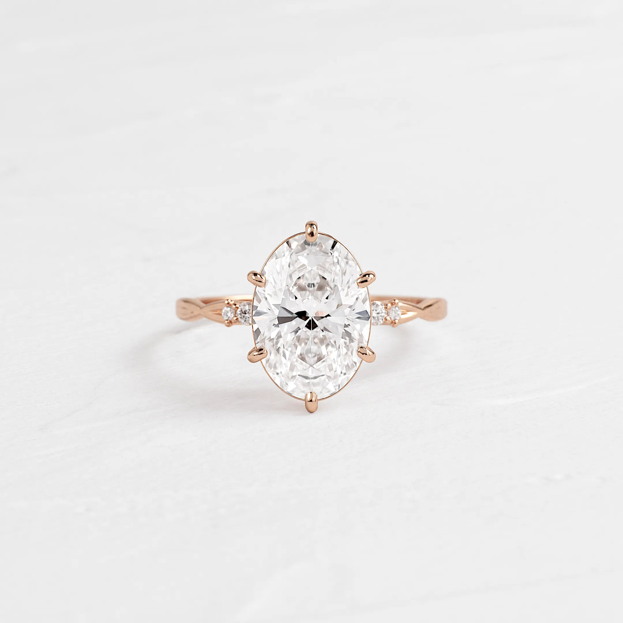 Trestle Ring, Oval Cut