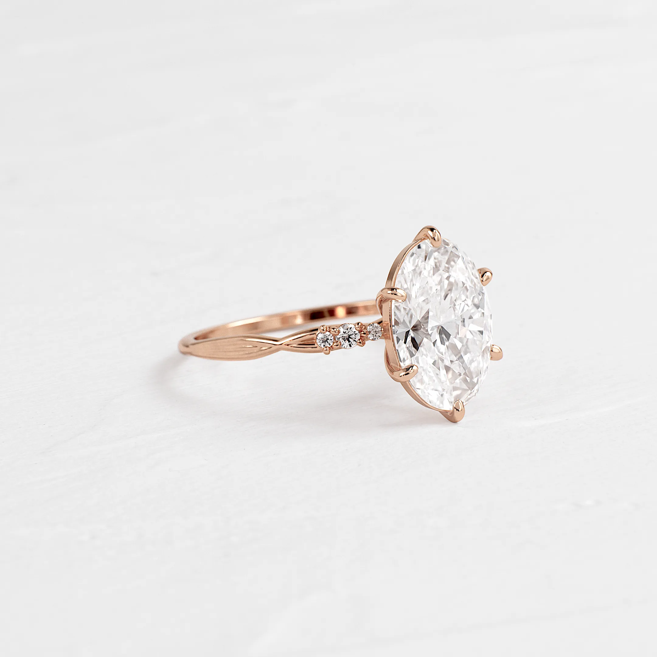 Trestle Ring, Oval Cut