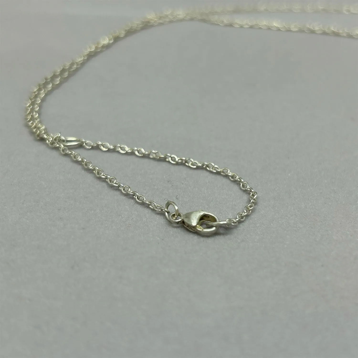Tugay Diamond Charm Holder Sterling Silver Necklace by Dan-Yell