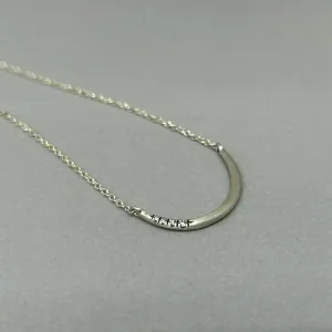 Tugay Diamond Charm Holder Sterling Silver Necklace by Dan-Yell