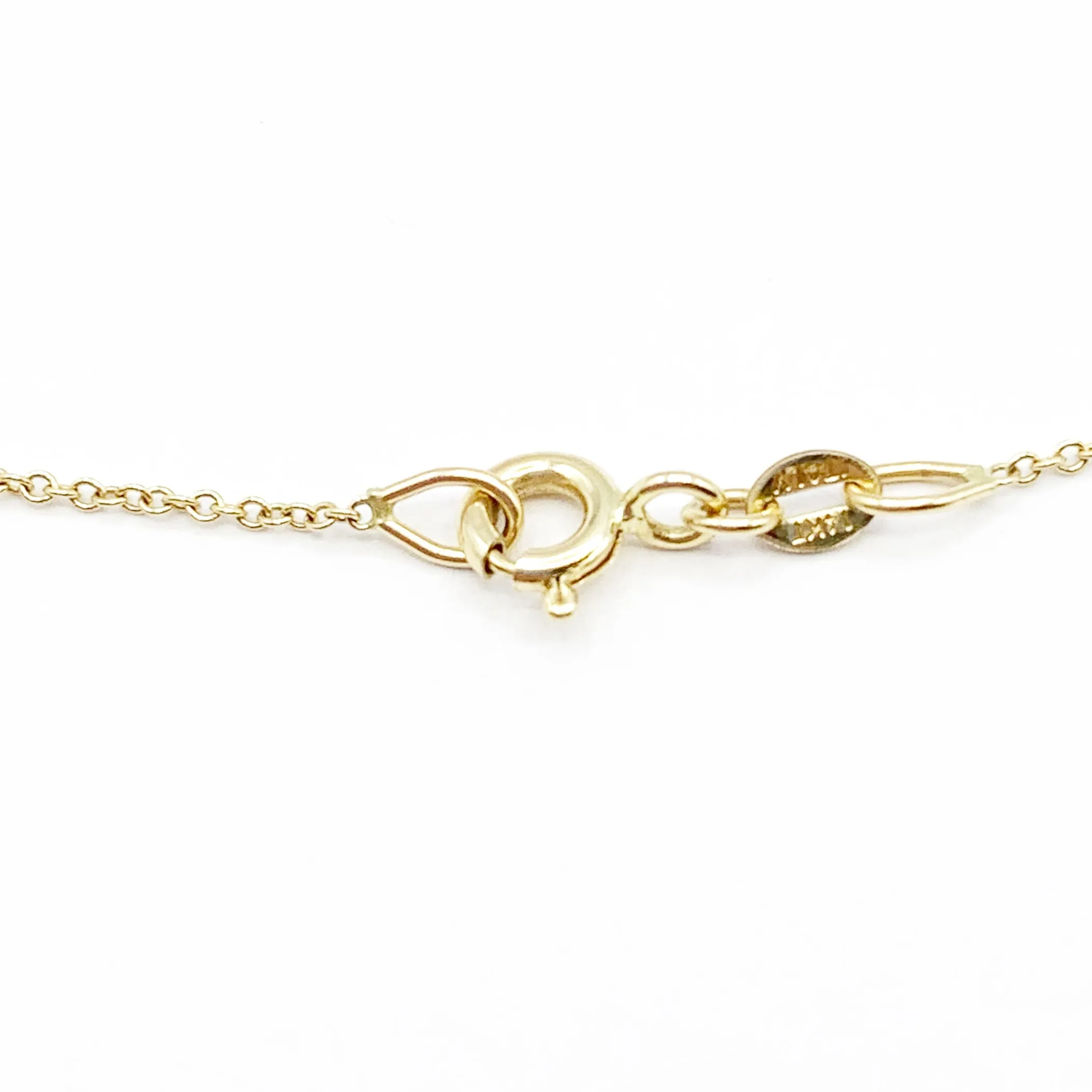 Turquoise Teardrop on Delicate Gold Chain