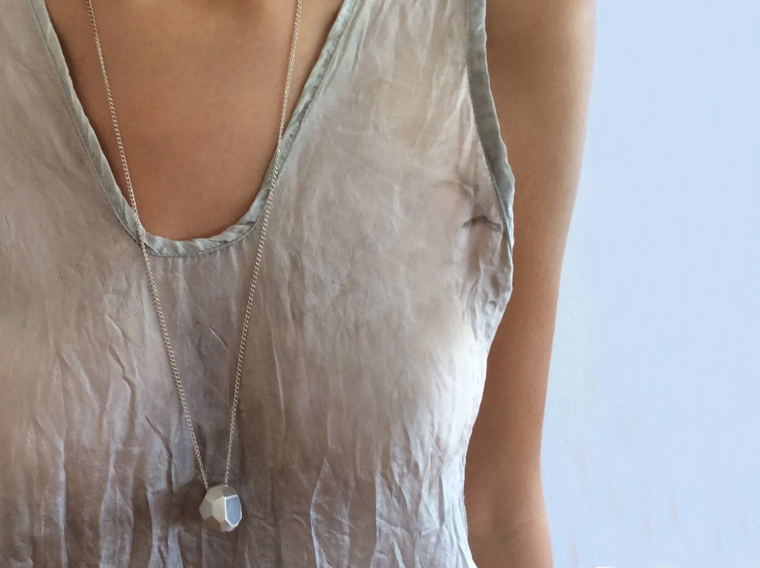 Unique Contemporary Large Nugget Necklace