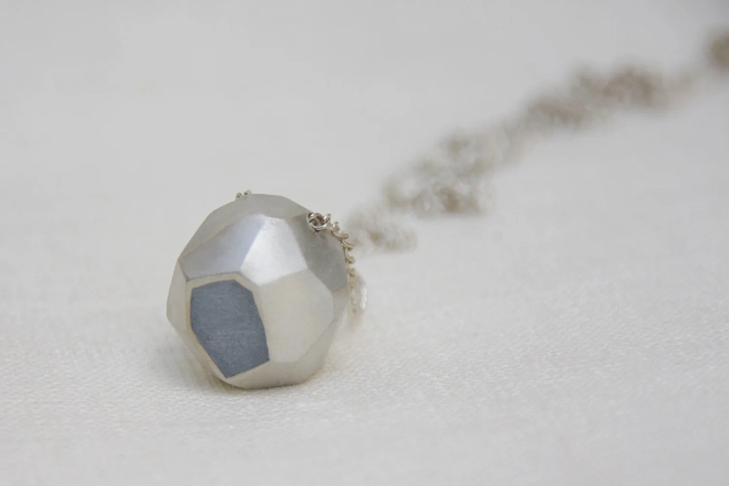 Unique Contemporary Large Nugget Necklace
