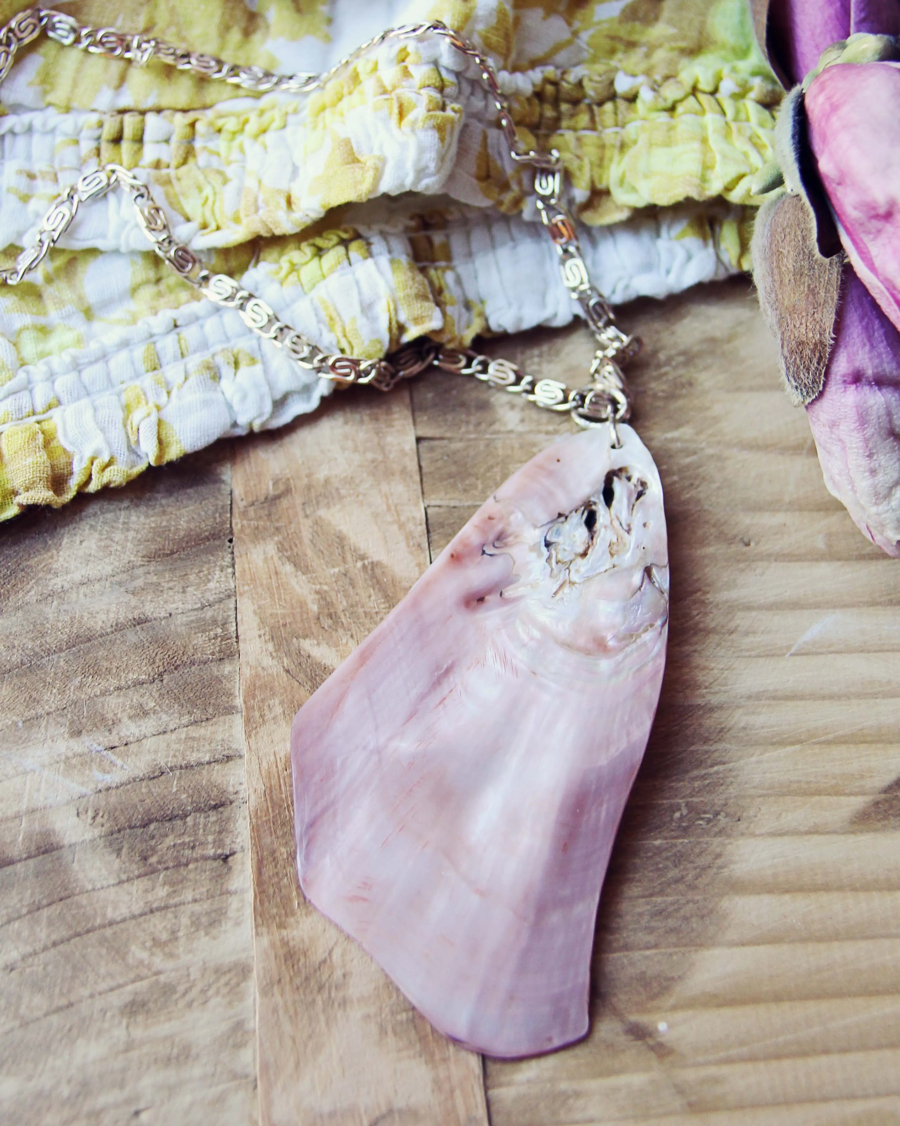 Vintage Abalone Necklace