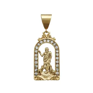 Vintage Arch Saint Lazarus Pendant (10K)